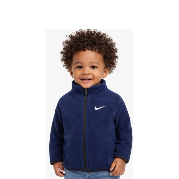 Nike Other - SALE Nike Kids Navy Blue Fleece Jacket Size 4
